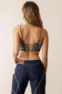 RECYCLED DENIM RAIN TOP