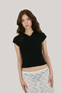 Cleo V-Neck Baby Tee