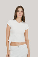 Cleo V-Neck Baby Tee