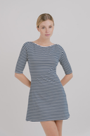 Jane 3/4 Sleeve Stripe Dress