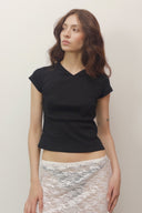 Cleo V-Neck Baby Tee