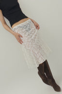 Odette Sheer Lace Midi Skirt