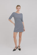 Jane 3/4 Sleeve Stripe Dress