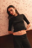 Vera 3/4 Sleeve V-Neck Top