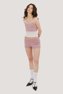Elena Three Button Mini Short
