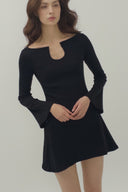 Emily Long Sleeve Mini Dress