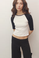 Brooke 3/4 Sleeve Raglan Top