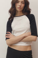 Brooke 3/4 Sleeve Raglan Top