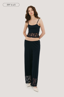 Nina Cotton & Lace Tank Top