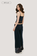 Nina Cotton & Lace Tank Top
