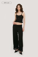 Nina Cotton & Lace Tank Top