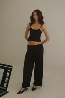 Nina Cotton & Lace Tank Top