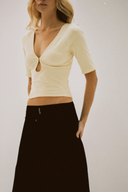 Alma Keyhole Top