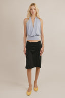 Rosalie Ruched Midi Skirt