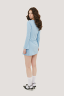 Lucia Keyhole Long Sleeve Mini Dress