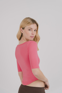 Colette 3/4 Sleeve Boat Neck Top