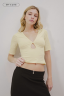 Alma Keyhole Top