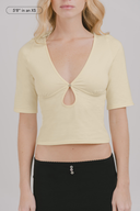 Alma Keyhole Top
