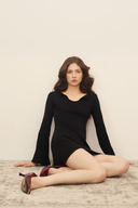 Emily Long Sleeve Mini Dress