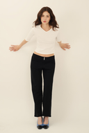 Vera 3/4 Sleeve V-Neck Top