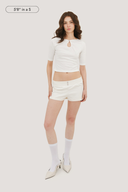 Vivienne Keyhole 3/4 Sleeve Top