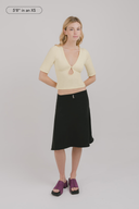Alma Keyhole Top