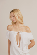 Bardot Keyhole Mini Dress