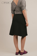 Paloma Deep-V Ruched 3/4 Sleeve Top