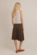 Fleur Lace Keyhole Top