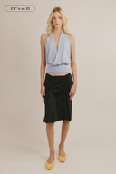 Rosalie Ruched Midi Skirt