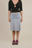 Rosalie Ruched Midi Skirt