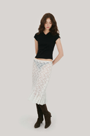 Odette Lace Midi Skirt