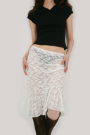 Odette Lace Midi Skirt