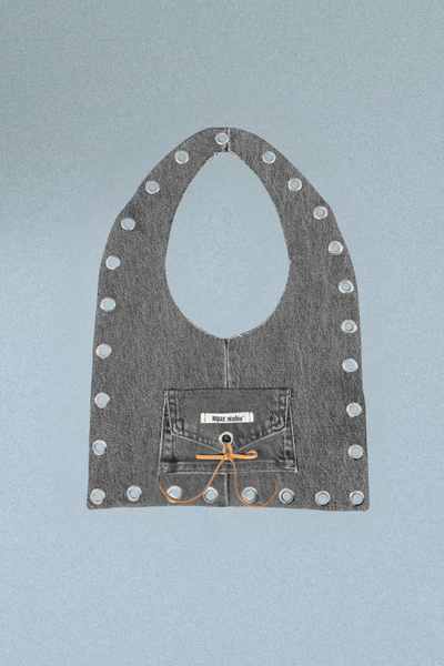 Recycled Denim Studded Bag