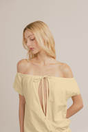 Bardot Keyhole Mini Dress