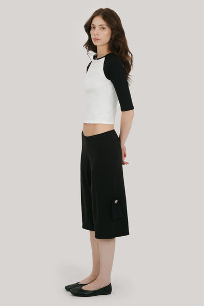 Simone Detachable Pocket Capri Pants