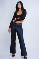 DENIM CROSS PANT