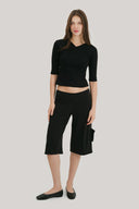 Simone Detachable Pocket Capri Pants