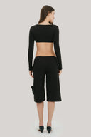 Simone Detachable Pocket Capri Pants