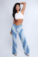 DENIM WAVY PANT