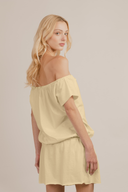 Bardot Keyhole Mini Dress