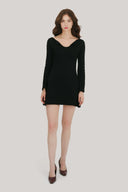 Emily Long Sleeve Mini Dress