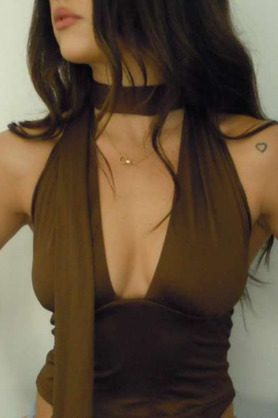 Ciele Halter Wrap Around Top