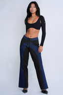 DENIM CROSS PANT