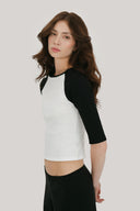 Brooke 3/4 Sleeve Raglan Top