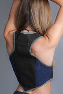 DENIM OPEN VEST