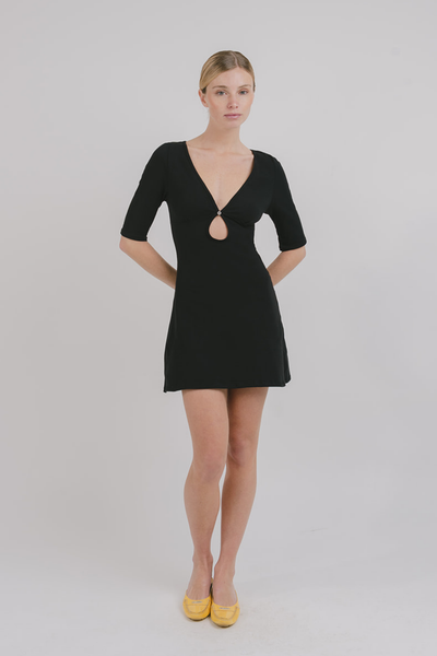 Millie Keyhole 3/4 Sleeve Dress
