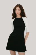 The 3/4 Sleeve Raglan Mini Dress