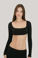 Pauline Long Sleeve Ultra Crop Top
