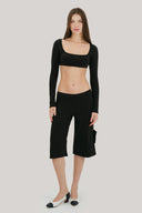 Pauline Long Sleeve Ultra Crop Top